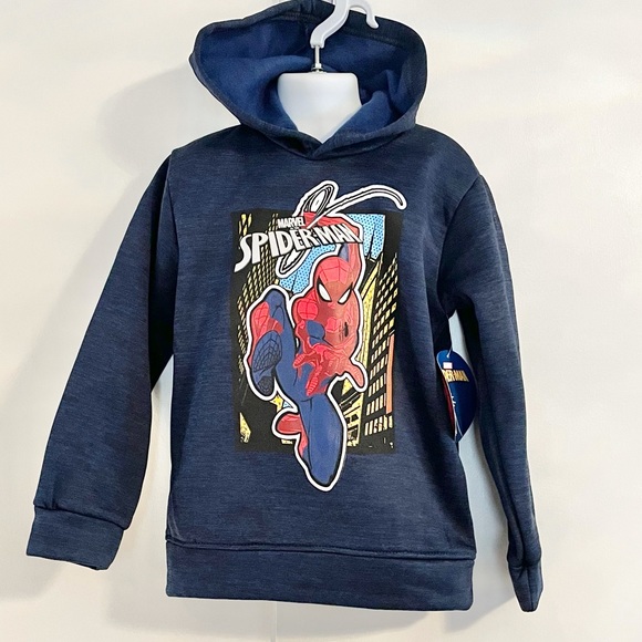 NWT Boy’s Marvel Spider-Man Hoodie - Picture 1 of 6